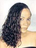 Micro braids - Brunette, Kinky hair, Long hair styles, Styles, Female, Black hair, Adult hair, Micro braids hairstyle picture