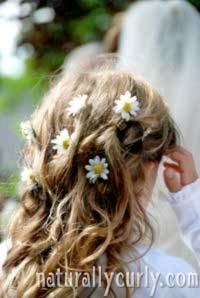 Wedding Hair - Blonde, Wavy hair, Kids hair, Long hair styles, Wedding hairstyles, Styles, Female hairstyle picture