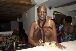 Braided Locks at the Curly Pool Party - Blonde, Short hair styles, Kinky hair, Female, Adult hair, Cornrows, Dreadlocks, Textured Tales from the Street hairstyle picture