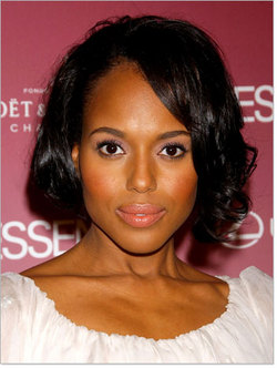 Kerry Washington - Celebrities, Kinky hair, Female, Pin curls hairstyle picture
