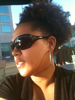 My Puff - Brunette, 3c, 4a, Kinky hair, Readers, Styles, Female, Curly hair, Black hair, Adult hair, Afro puff, Natural Hair Celebration hairstyle picture