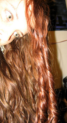 Skip curl method - Redhead, 3a, 3c, Long hair styles, Readers, Female, Curly hair, 2c, Adult hair hairstyle picture