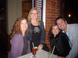 Enjoying friends and good times - Redhead, 3a, Medium hair styles, Readers, Female, Curly hair, Holiday Party Curls, Adult hair hairstyle picture