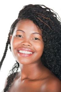 Invisible Braids - Brunette, Long hair styles, Styles, Female, Black hair, Adult hair, Invisible braids hairstyle picture