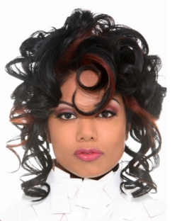 Benniefactor: Sexy Curls - Brunette, 3a, Medium hair styles, Updos, Wedding hairstyles, Styles, Special occasion, Female hairstyle picture