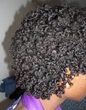 Curly kinky hair