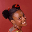 Curly Hair Style: Afro puffs