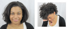 Curl Junkie Maks Over Yesenia - Brunette, Short hair styles, Kinky hair, Female, Makeovers hairstyle picture