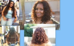 curly hair make-over - Brunette, 3b, 3a, Medium hair styles, Female, Curly hair, Makeovers hairstyle picture