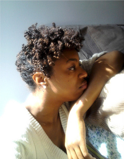Twistout Updo! - 4b, Short hair styles, Updos, Twist hairstyles, Readers, Female, Curly hair, Black hair, Adult hair, Natural Hair Celebration hairstyle picture