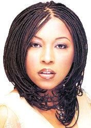 Box Braids - Brunette, Kinky hair, Long hair styles, Braids, Styles, Female, Black hair, Adult hair, Box braids hairstyle picture