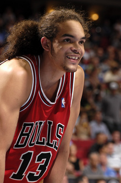 Joakim Noah - Brunette, 3c, Celebrities, Male, Kinky hair, Long hair styles hairstyle picture