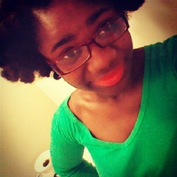 "Tracey Ellis looking bush and Hot orange lipstick !" -  hairstyle picture