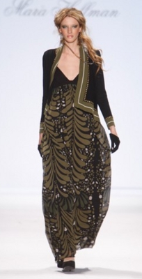 Fashion Week 09 - Mara Hoffman Collection - Blonde, 3a, Wavy hair, Updos, Long hair styles, Special occasion, Female, Curly hair, 2c, Fashion Week, Fall 2009 Collections hairstyle picture