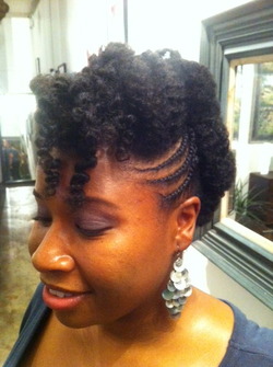 2814 Hair Studio's  Kinky pin-up  - 2a, 3b, 2b, 3a, 3c, 4a, 4b, Mature hair, Short hair styles, Medium hair styles, Kids hair, Updos, Kinky hair, Long hair styles, Twist hairstyles, Afro, Curly hair, Black hair, Adult hair, Bantu knots, Curly kinky hair, 4c hairstyle picture