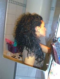 my hair - 3b, Updos, Long hair styles, Readers, Female, Curly hair, Black hair hairstyle picture