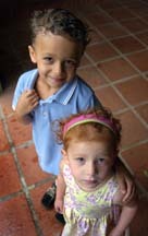 Two sweeties - Redhead, Brunette, 3b, Short hair styles, Kids hair, Styles, Curly hair hairstyle picture