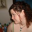 Curly kinky hair, 3c