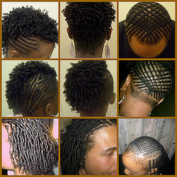 Twist collage - Black hair hairstyle picture
