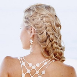 Romantic Braid - 2a, Blonde, 2b, Wavy hair, Long hair styles, Braids, Wedding hairstyles, Styles, Special occasion, Female hairstyle picture