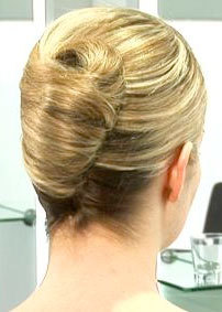French Twist - Blonde, Wedding hairstyles, Styles, Female, Adult hair, Straight hair, Prom hairstyles, Formal hairstyles, Homecoming hairstyles, Knots, Buns, French twists hairstyle picture