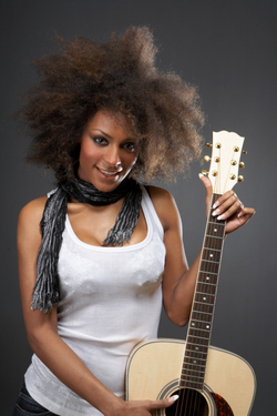 Afro  - Brunette, Medium hair styles, Kinky hair, Long hair styles, Afro, Styles, Female, Adult hair, 4c hairstyle picture