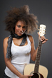 afro - Long hair styles