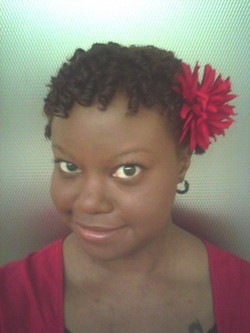 shirley temples & a rose May 2010 - Brunette, Very short hair styles, Short hair styles, Readers, Female, Curly hair, Black hair, Adult hair hairstyle picture