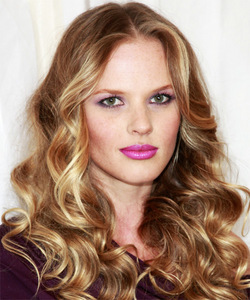 Anne Vyalitsyna - Blonde, 3a, Celebrities, Long hair styles, Female, Curly hair hairstyle picture
