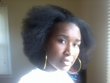 sporting my afro - Afro