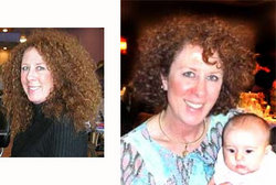 Cathy, before and after - Brunette, 3c, Medium hair styles, Female, Curly hair, Makeovers hairstyle picture
