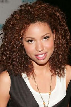 Junee Smollett - Brunette, 3b, 3c, Celebrities, Medium hair styles, Kinky hair, Female, Curly hair, Teen hair hairstyle picture