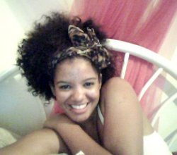 scarf/pulled up - Brunette, 3c, 4a, 4b, Medium hair styles, Updos, Kinky hair, Readers, Female, Curly hair, Teen hair, Black hair, Adult hair, Curly kinky hair hairstyle picture