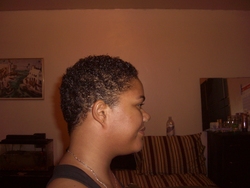 1 week after the big chop - Brunette, 3c, Very short hair styles, Kinky hair, Readers, Female, Curly hair, Adult hair, Teeny weeny afro hairstyle picture