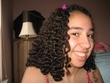 my unique shoulder-length style - black hair