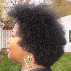6 month 1 week update Afro - Brunette, 4a, Medium hair styles, Afro, Readers, Female hairstyle picture