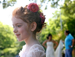 Perfectly poised - Redhead, 3a, Kids hair, Updos, Wedding hairstyles, Summer hair, Styles, Curly hair hairstyle picture