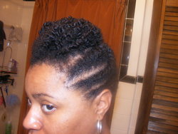 Flat Twist/Twist-Out Updo - Wedding hairstyles, Readers hairstyle picture