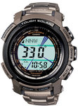Casio PAW2000T-7V Titanium Pathfinder Tough Solar Digital with Altimeter and Compass PAW2000T-7CR
