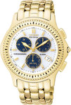 Citizen BL7172-54A Eco-Drive Gold Tone Riega Alarm Chronograph