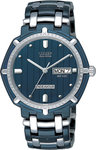 Citizen BM8335-50L Blue Ion Plated Endeavor J-Class Eco-Drive Stainless Steel Blue Dial