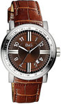 D&G DW0484 Stainless Steel Brown Dial Leather Strap