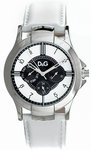 D&G DW0535 Stainless Steel Texas Quartz Day Date Strap