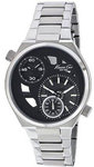 Kenneth Cole KC3991 Black Skeleton Dial Quartz Link Bracelet