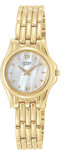 Citizen EL1062-53D Signature Gold Tone Dress Watch Mother of Pearl Dial