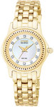 Citizen EP5622-53D Eco-Drive Gold Tone Riega Mother of Pearl Dial with Diamonds