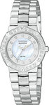 Citizen EP5830-56D Stainless Steel Serano Eco-Drive with Diamonds and Mother of Pearl Dial
