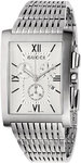 Gucci YA086310 8600 Series Chronograph Stainless Steel White Dial