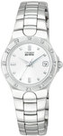 Citizen EW0730-54A Stainless Steel Corso Eco-Drive with Diamonds White Dial