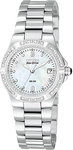 Citizen EW0890-58D Stainless Steel Riva Eco-Drive with Diamonds Mother of Pearl Dial